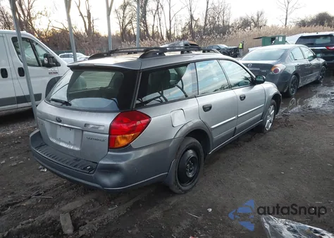 2007 Subaru Outback 2.5I from USA, damaged, VIN 4S4BP61C577323215